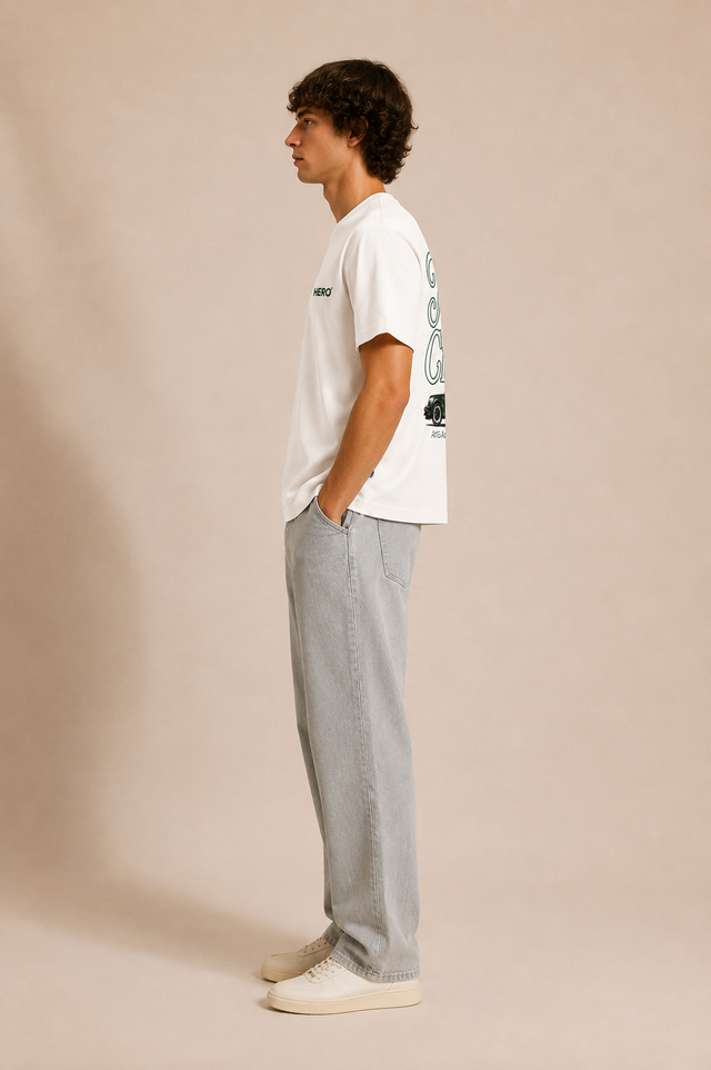 T-SHIRT P911 TEE - OFF WHITE