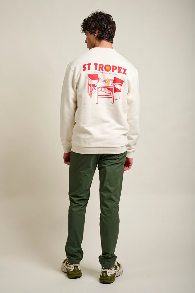 SWEAT ST TROPEZ - OFF WHITE