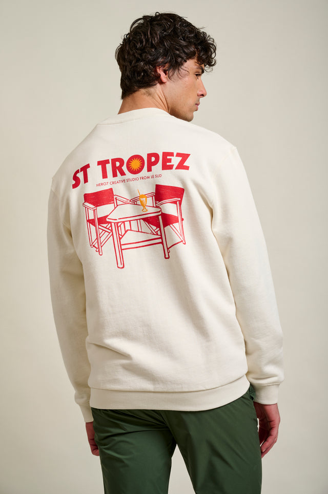 SWEAT ST TROPEZ - OFF WHITE