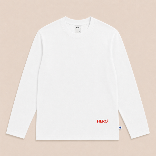 T-SHIRT SUNSET ML - WHITE