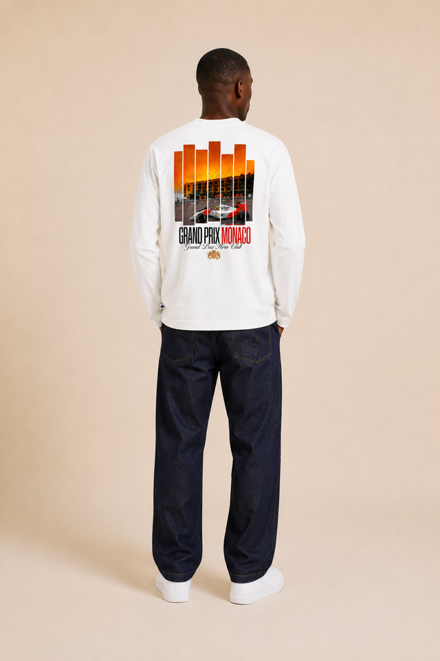 T-SHIRT SUNSET ML - WHITE