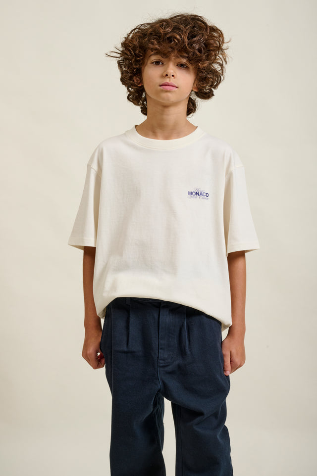 T-SHIRT TESTAROSSA KID - OFF WHITE