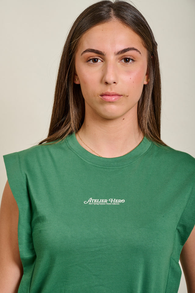 T-SHIRT TOURNESOL WT - BASIL