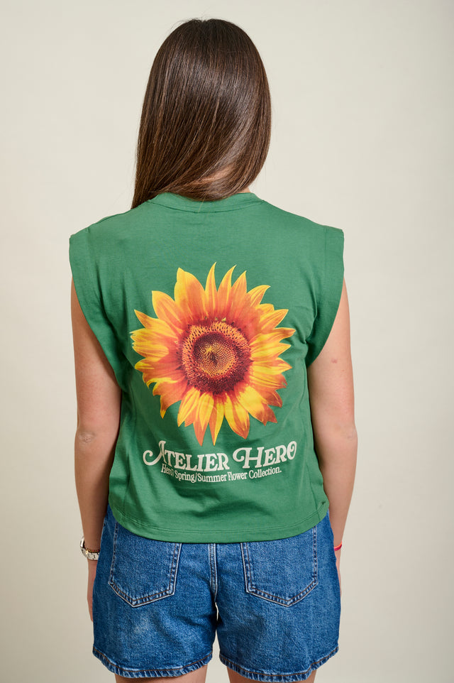 T-SHIRT TOURNESOL WT - BASIL
