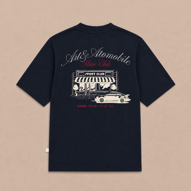 T-SHIRT WINDOW TEE - NAVY