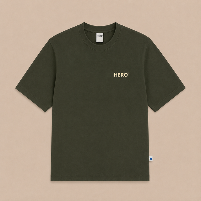T-SHIRT WINDOW TEE - MILITARY