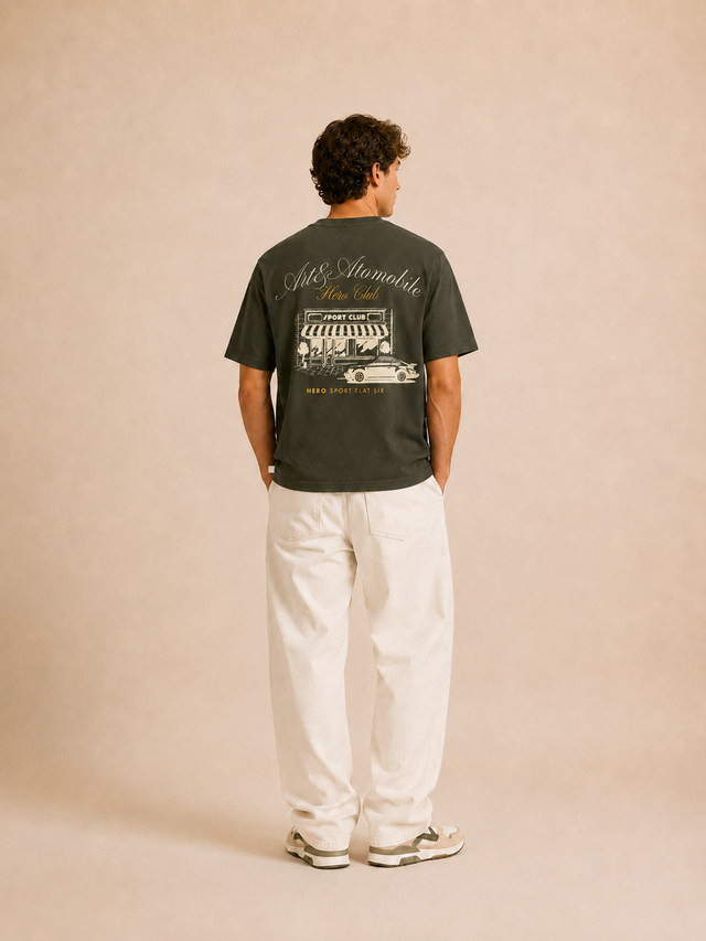 T-SHIRT WINDOW TEE - MILITARY