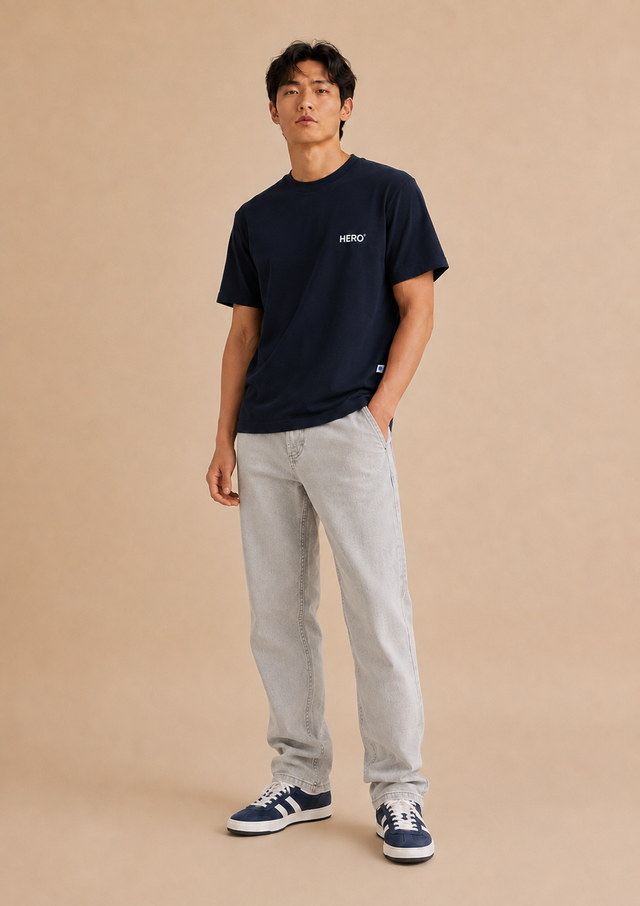 T-SHIRT WINDOW TEE - NAVY