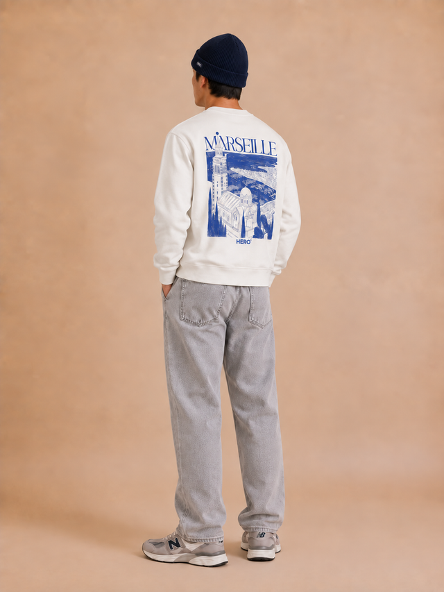 SWEAT MARSEILLE - OFF WHITE