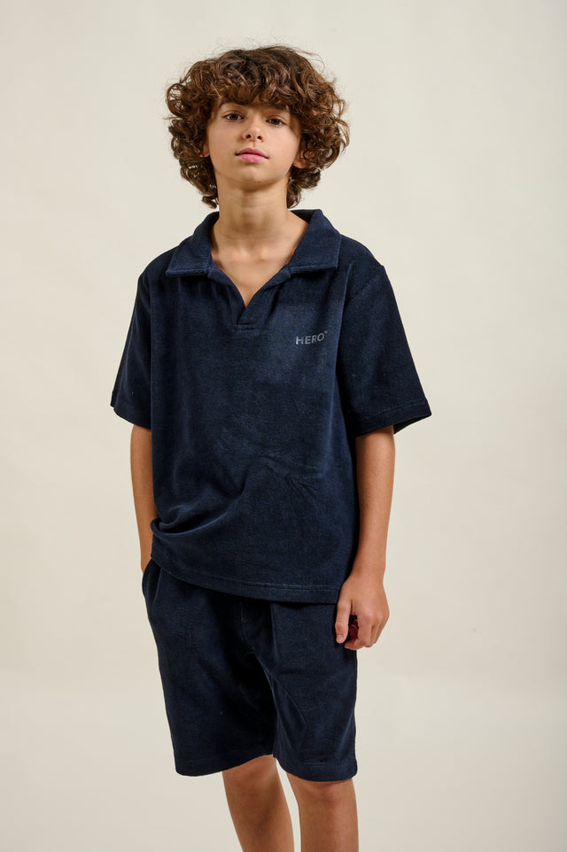 SHORT BOB KID - NAVY