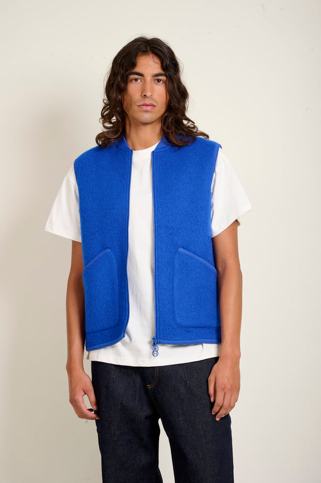 GILET SANS MANCHES ARTHUR - BLEU HERO - FLEE