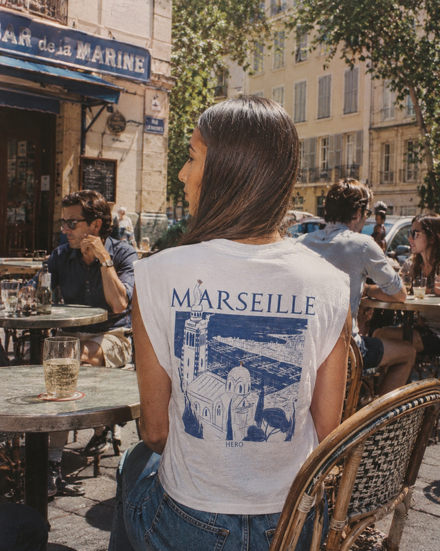 T-SHIRT MARSEILLE II WT - WHITE