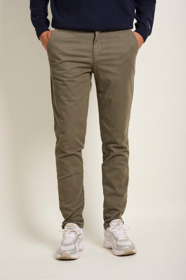 PANTALON BASIC CHINO - MILITARY - PANTS