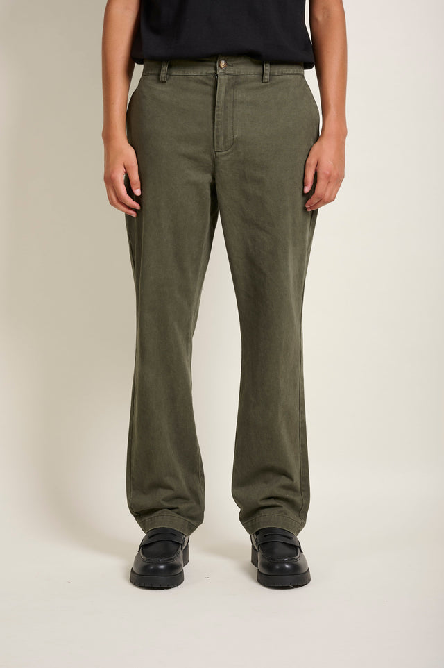 PANTALON CHINO REG - MILITARY - PANTS