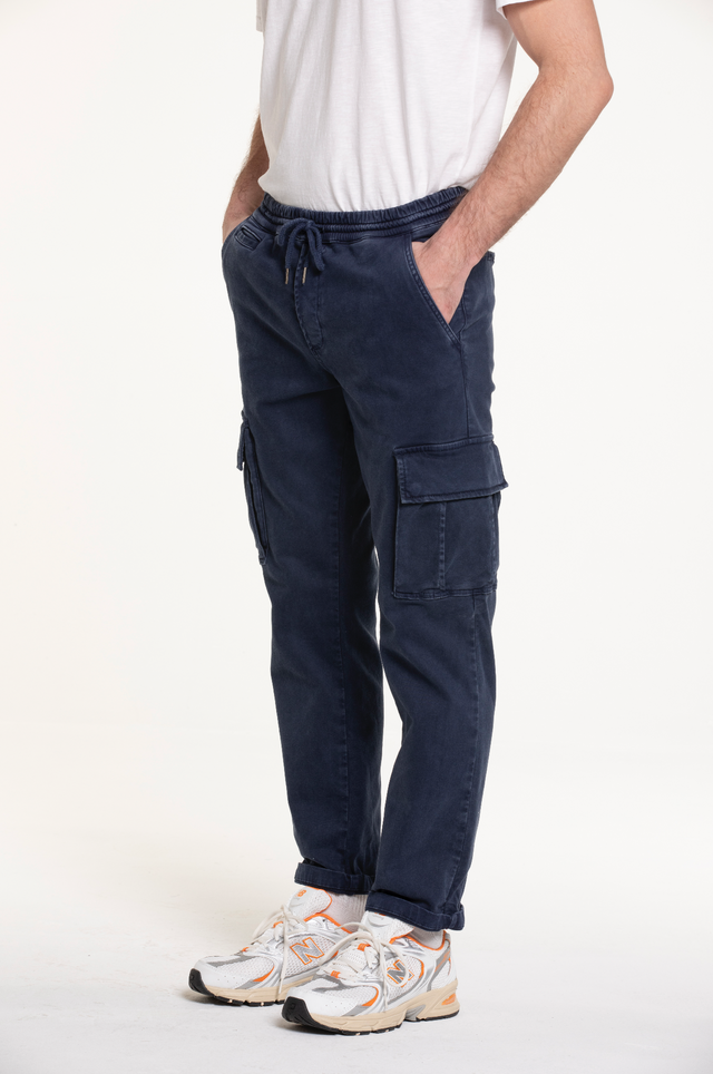 ELAST CARGO - NAVY - PANTS