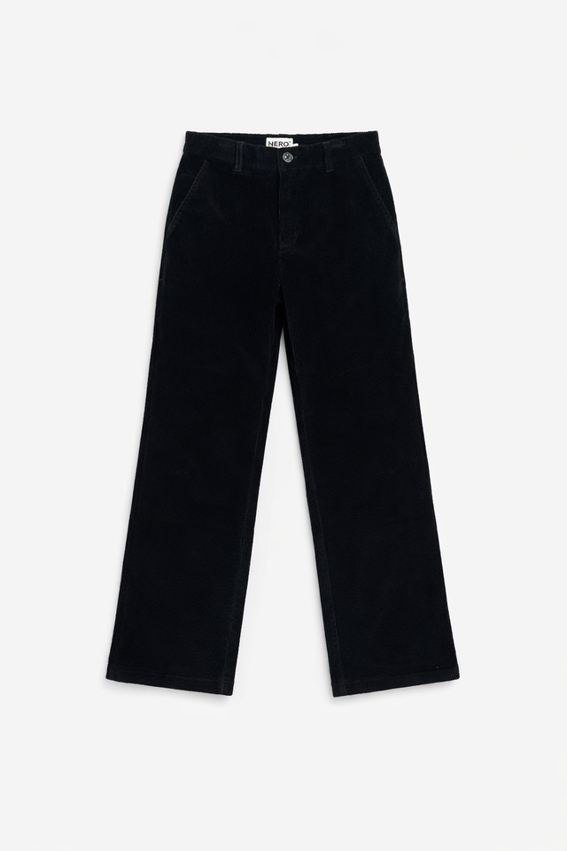 PANTALON EN VELOURS BROOKLYN - NAVY - PANTS