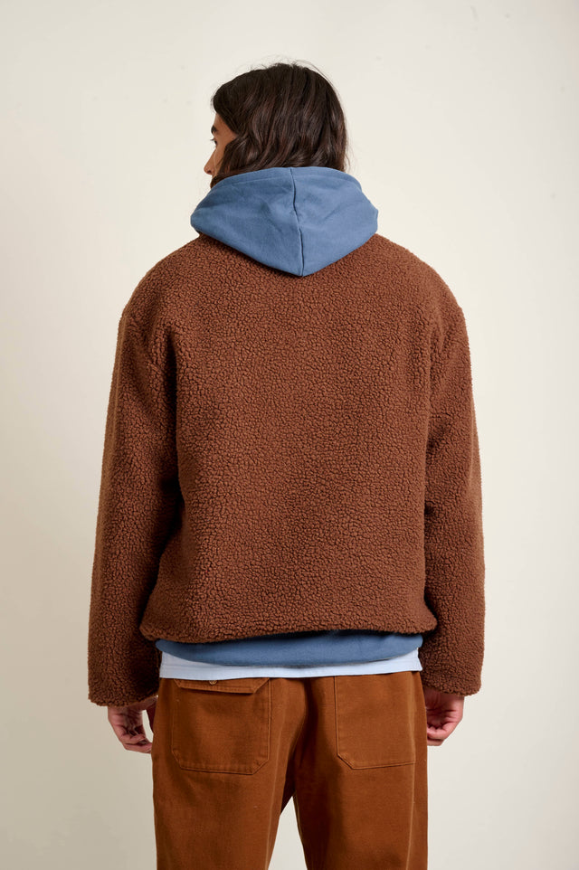 VESTE ALECK POLAIR - CHOCO - FLEE