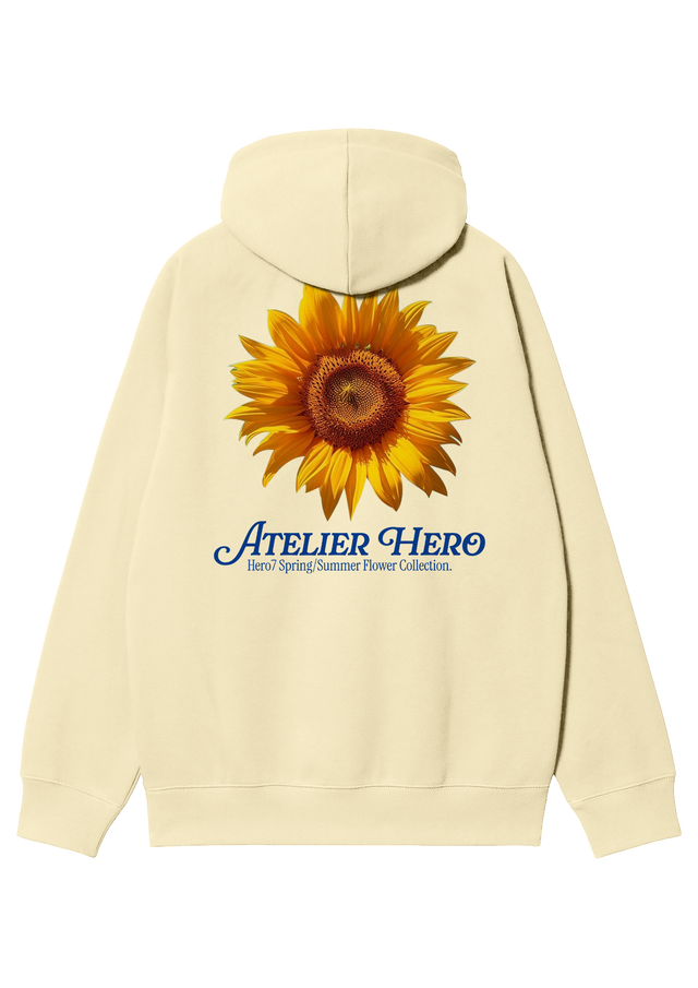 SWEAT À CAPUCHE TOURNESOL - YELLOW - FLEE