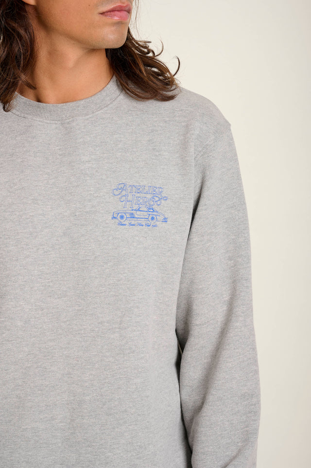 SWEAT ADRILLE - GREY MELANGE - FLEE
