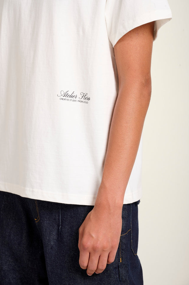 ARMAND TEE OFF WHITE TEESHIRT