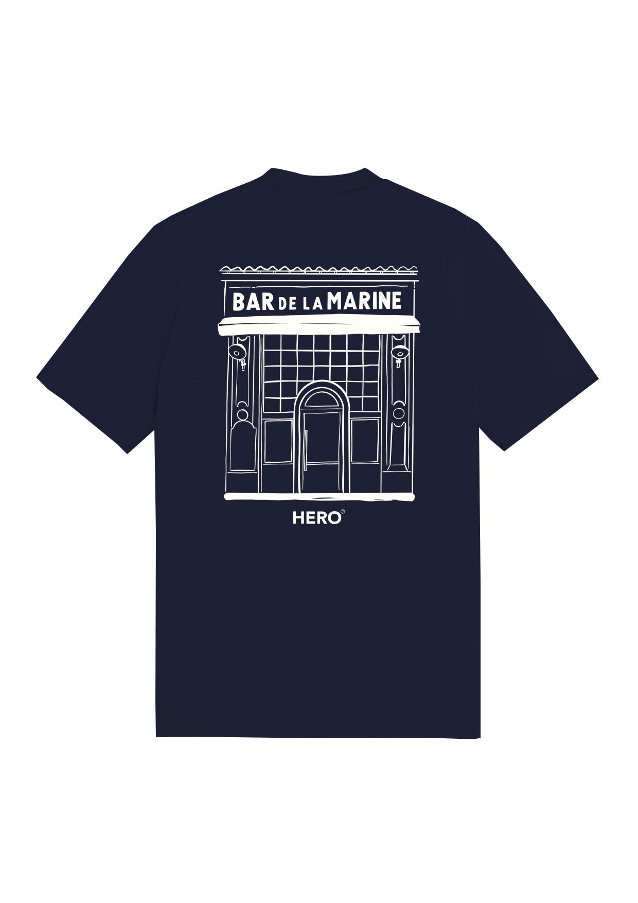 T-shirt Steve McQueen Hero Seven - Bleu Marine - Motos Norton - Tailles S/M