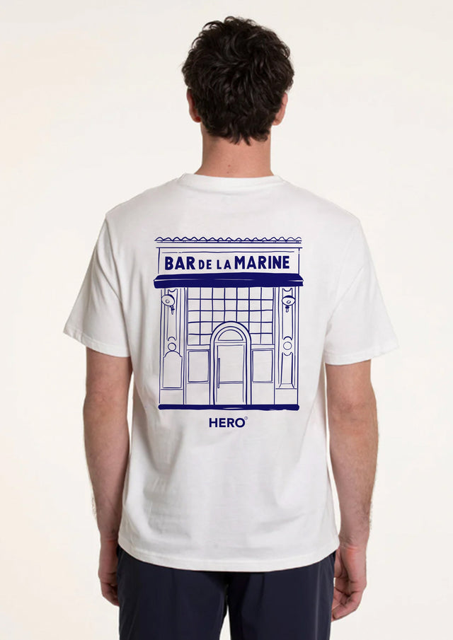 BAR DLM TEE - WHITE - TEESHIRT