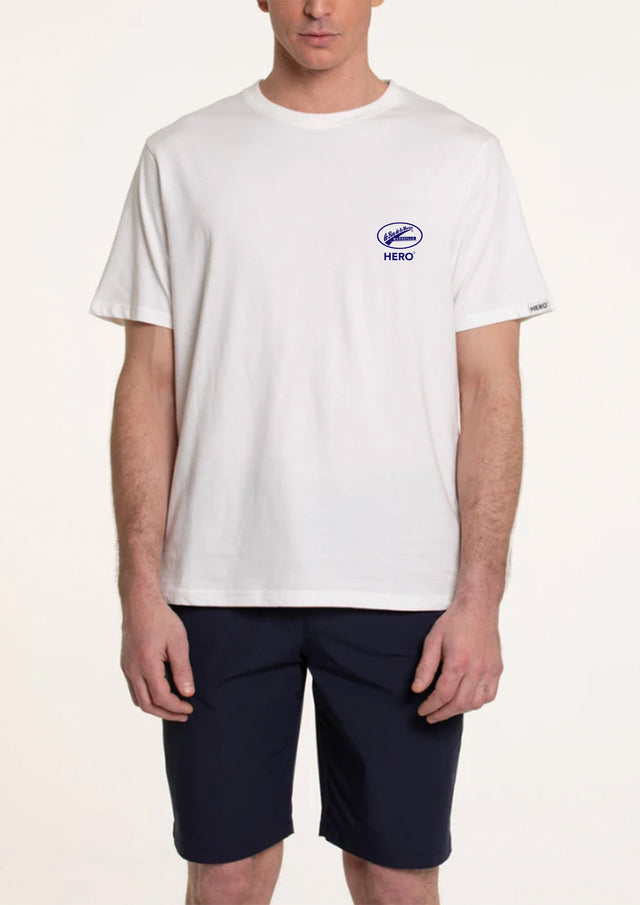 BAR DLM TEE - WHITE - TEESHIRT