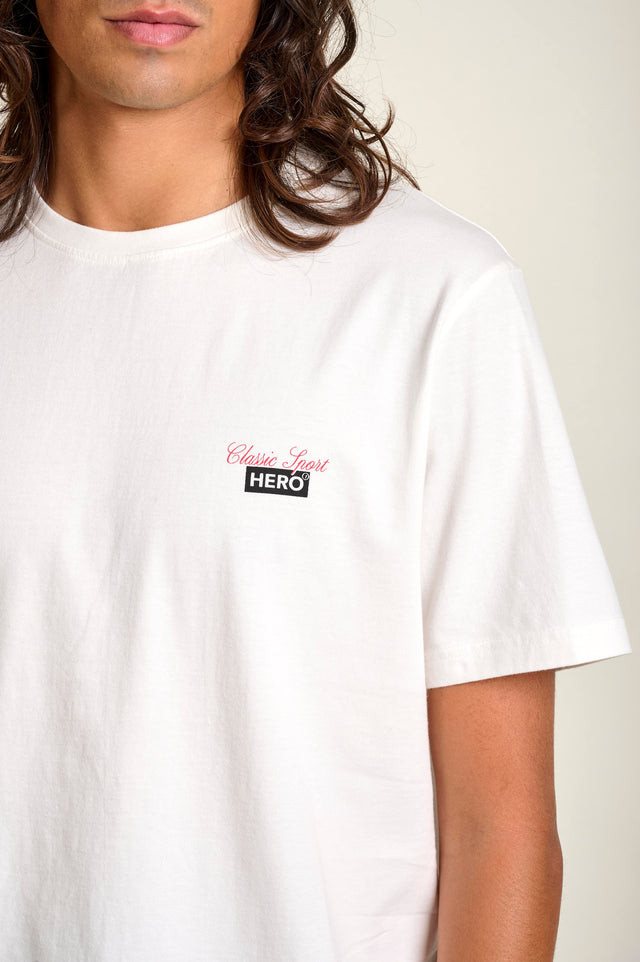 HAIRPIN TEE OFF WHITE TEESHIRT