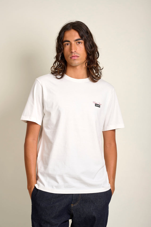 HAIRPIN TEE OFF WHITE TEESHIRT