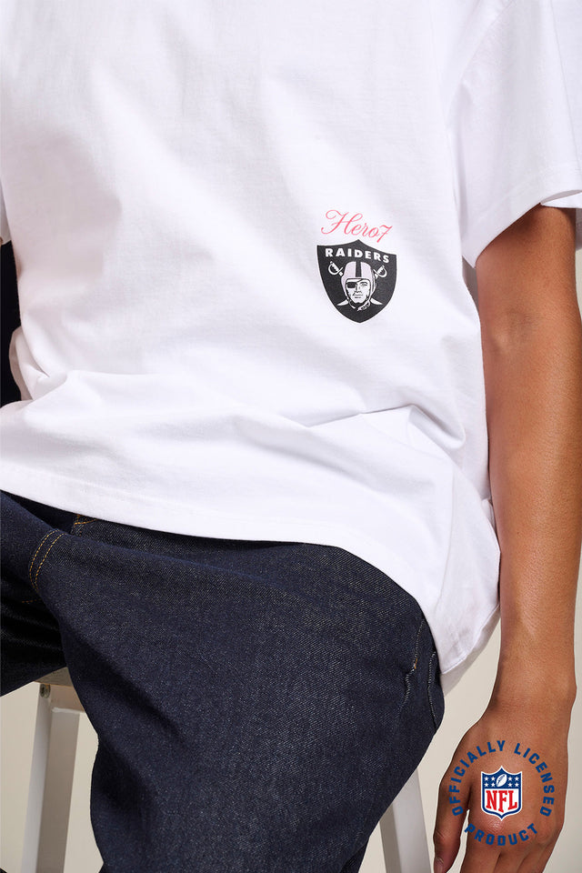 T-SHIRT RAIDERS - OPTICAL WHITE - TEESHIRT