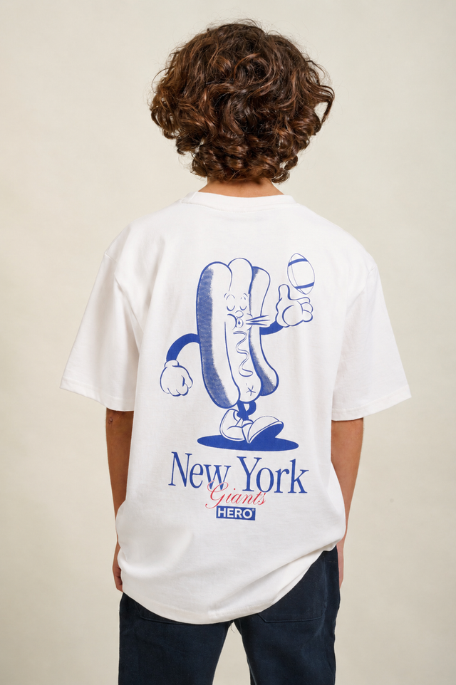 T-SHIRT HOT DOG KID - OFF WHITE