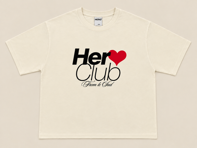 T-SHIRT HERO CLUB W - OFF WHITE