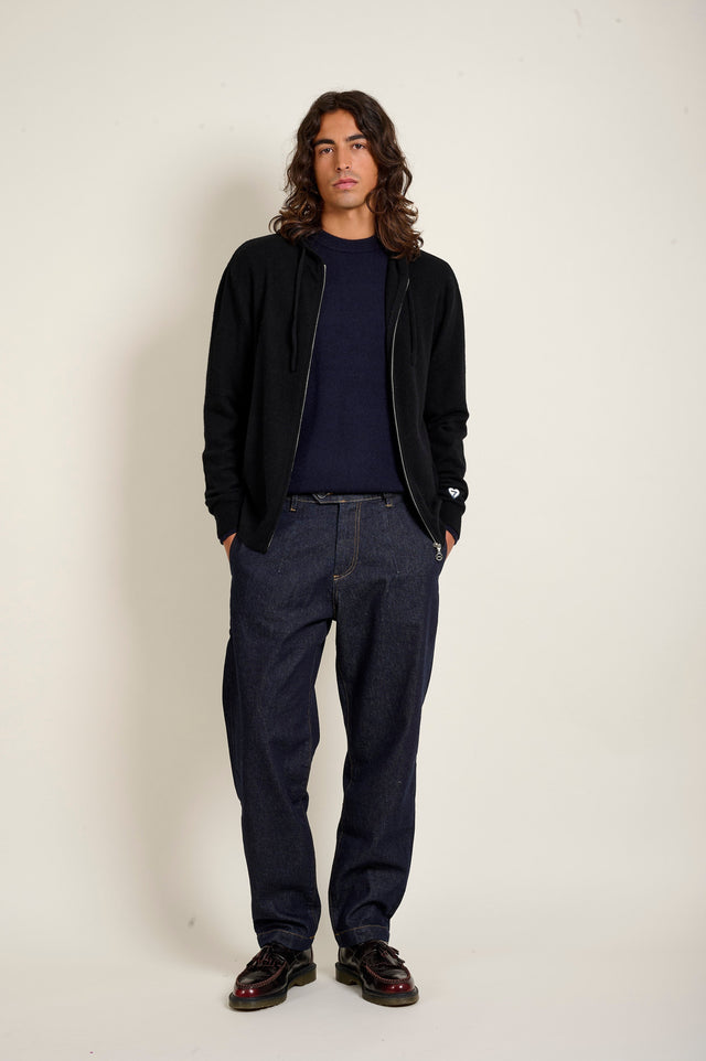 VESTE AUDRAN ZIPOVER - BLACK - PUL