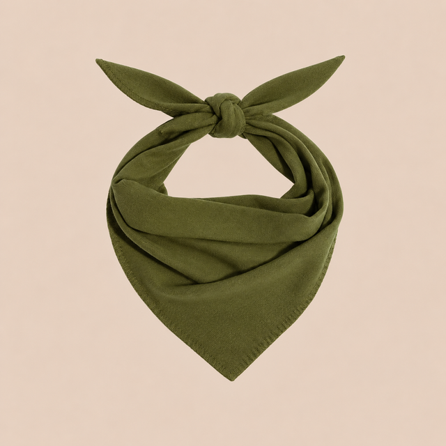 WOOL BANDANA - MILITARY