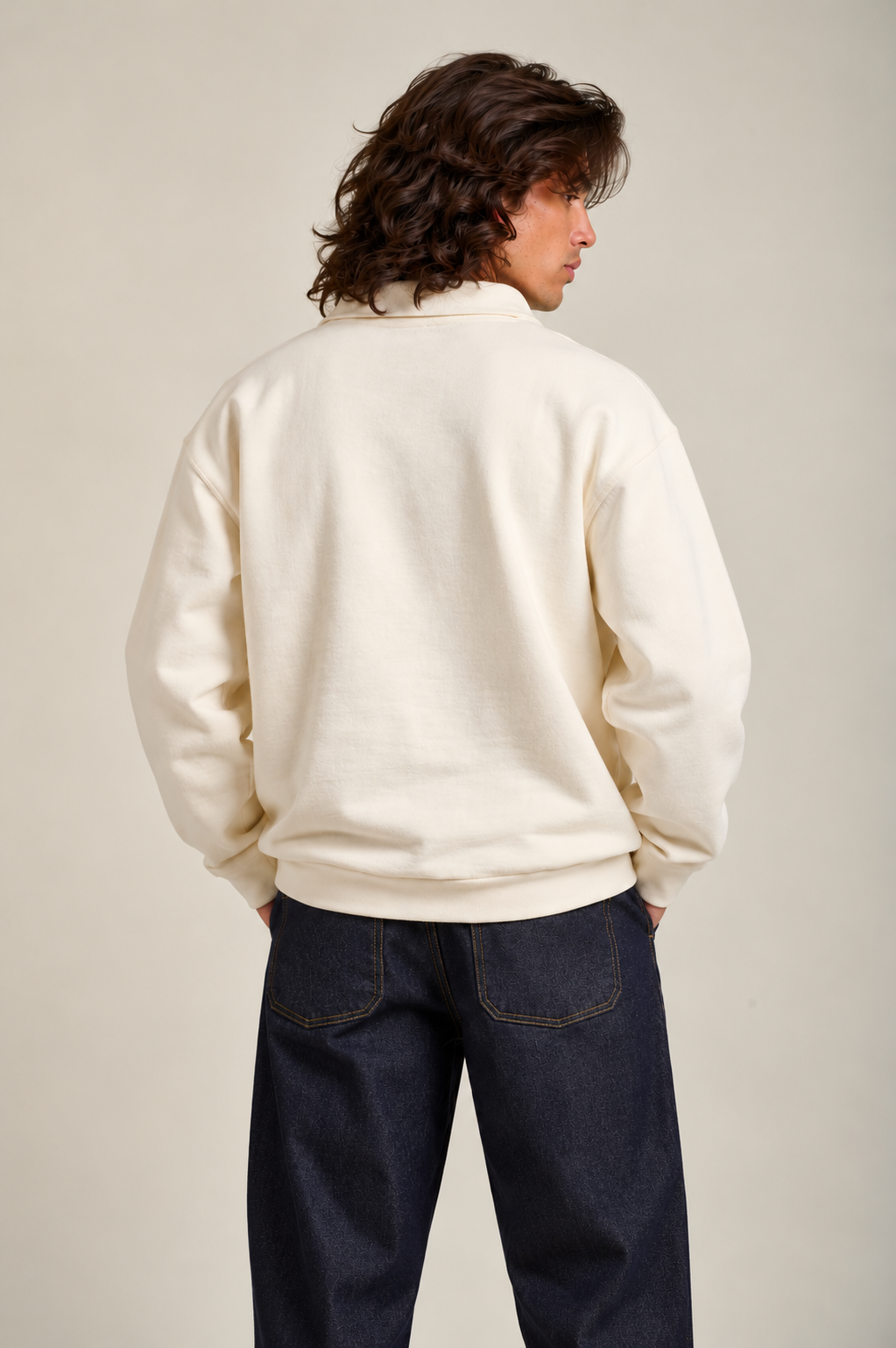 SWEAT CLIFORD - OFF WHITE