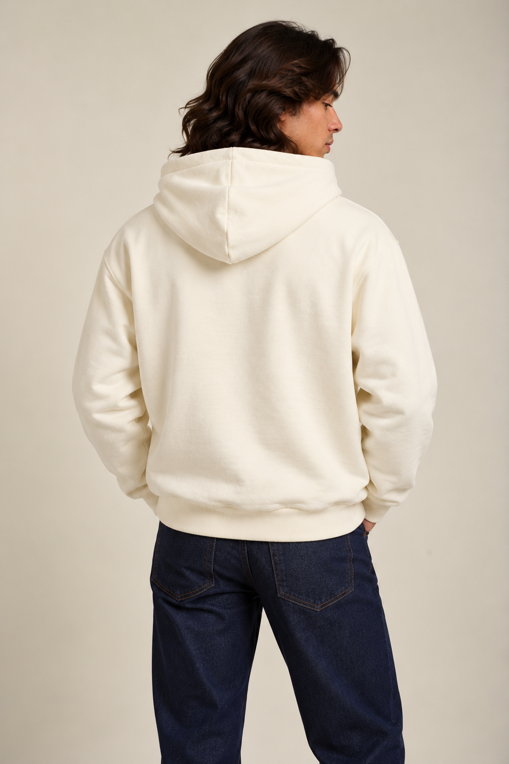 SWEAT À CAPUCHE CONSTANTIN - OFF WHITE
