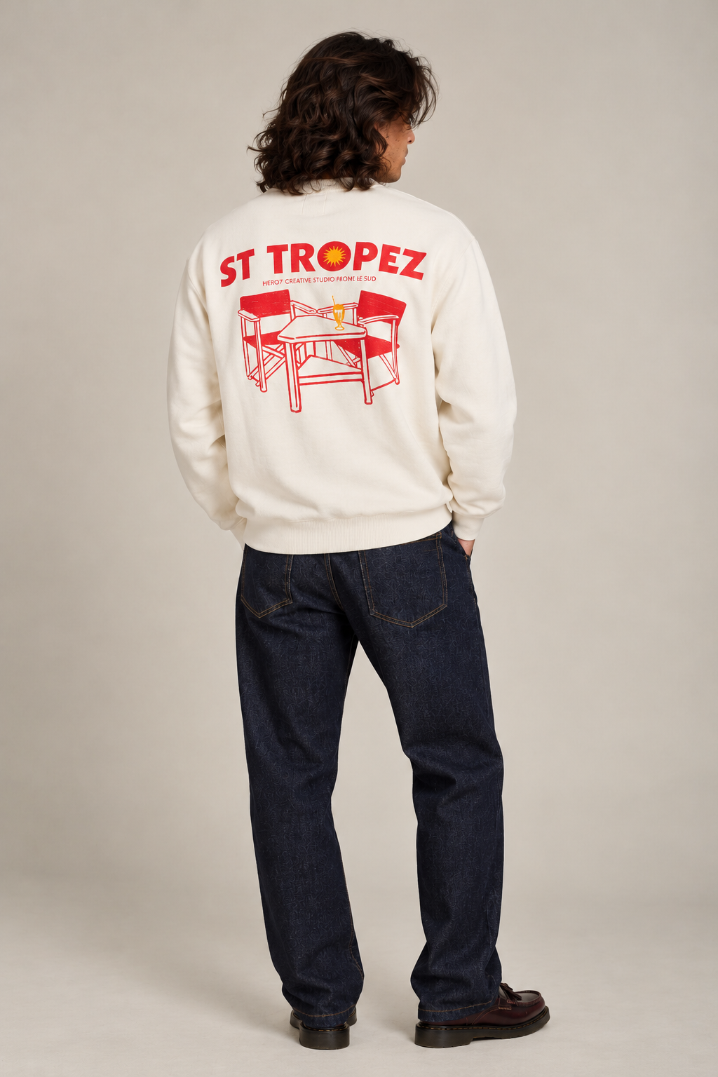 SWEAT ST TROPEZ - OFF WHITE