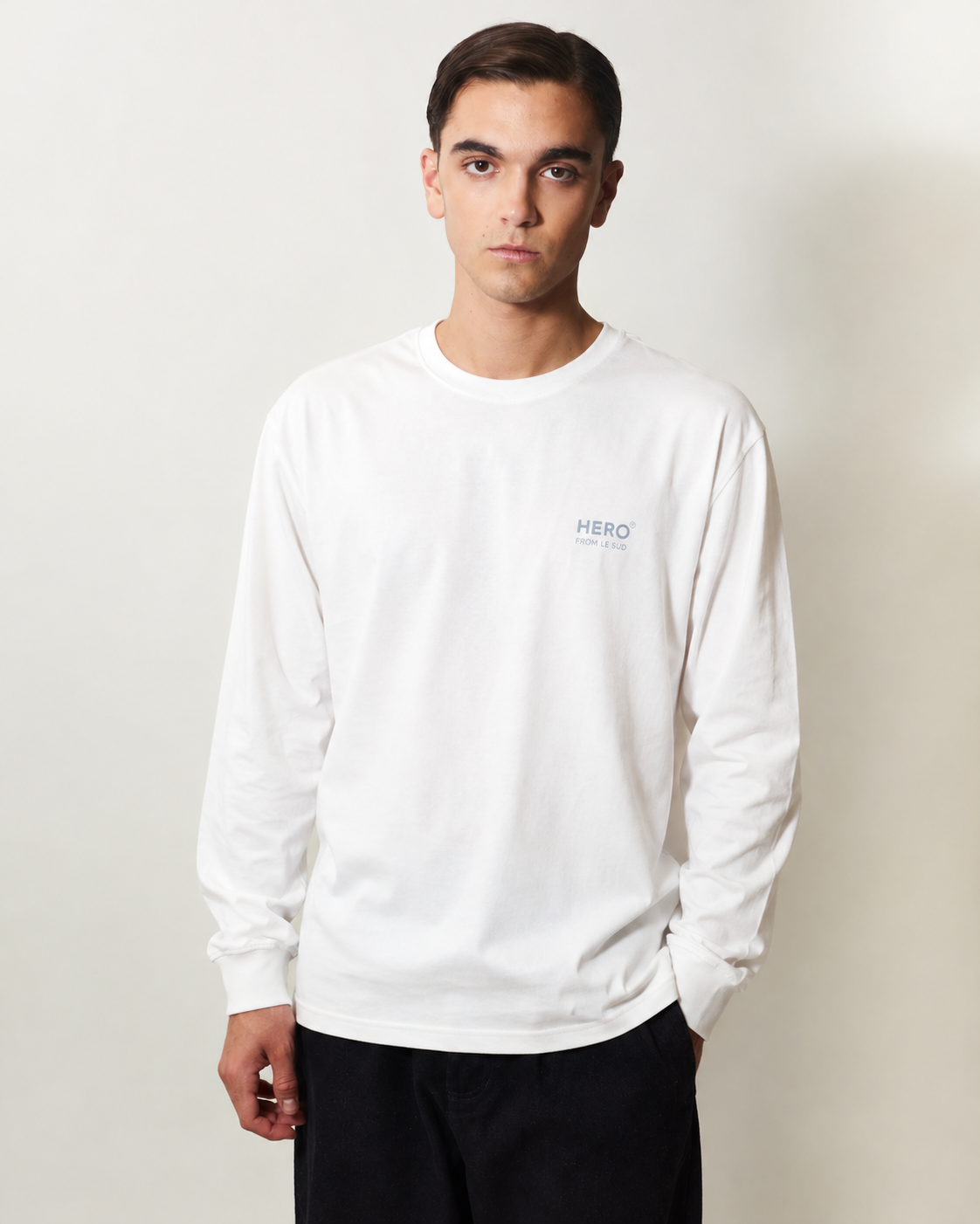T-SHIRT BASIC ML - OFF WHITE