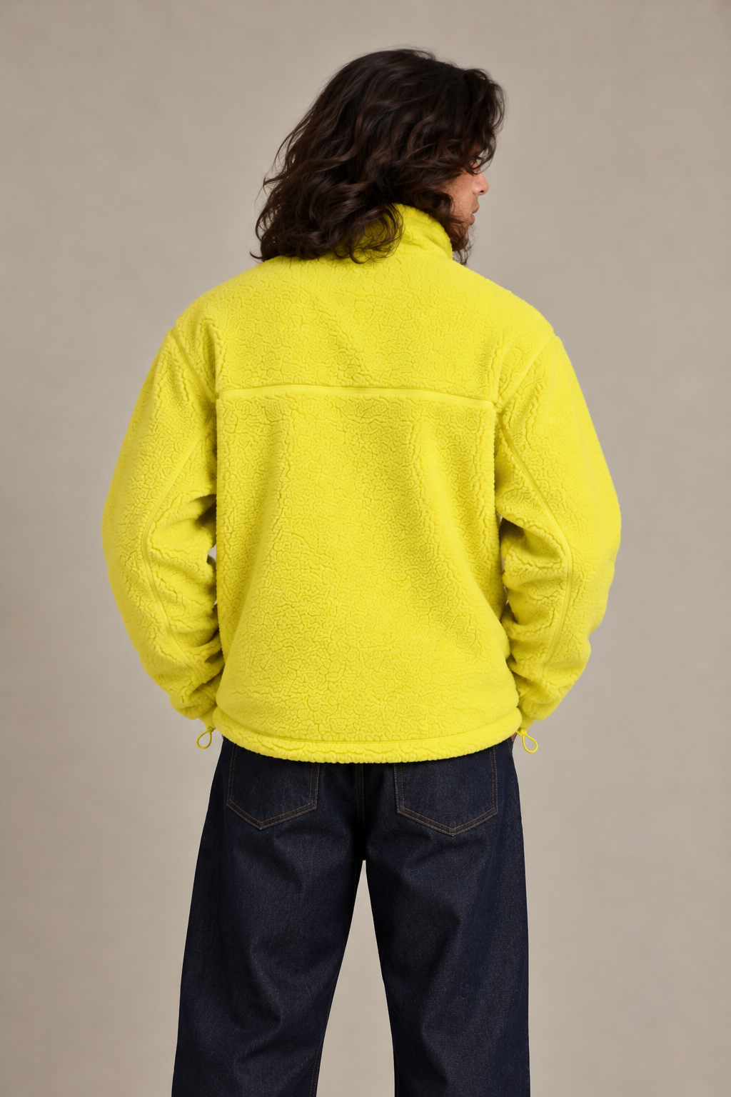 VESTE ALECK POLAIR - YELLOW