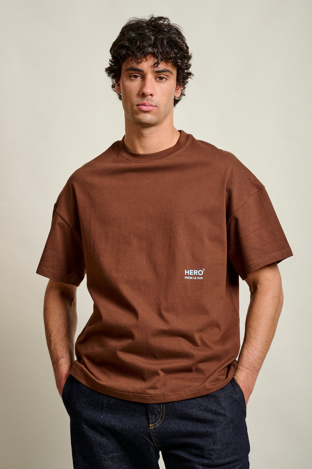 T-SHIRT ADAMO TEE - COFFEE