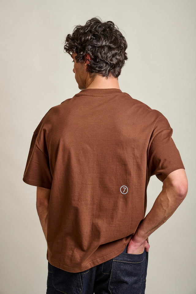 T-SHIRT ADAMO TEE - COFFEE