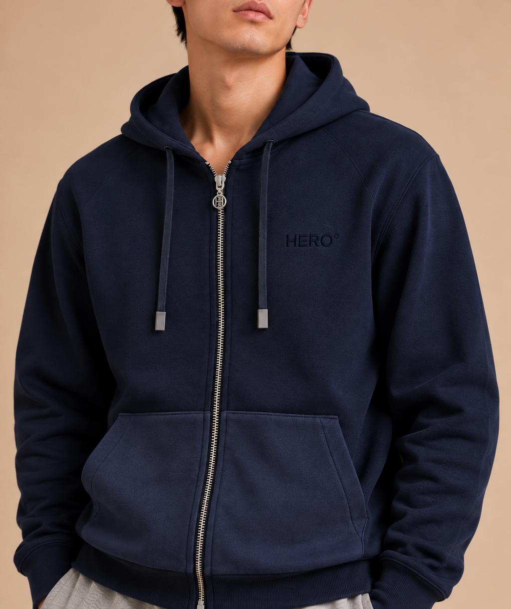 VESTE ADAM ZIP - DARK NAVY