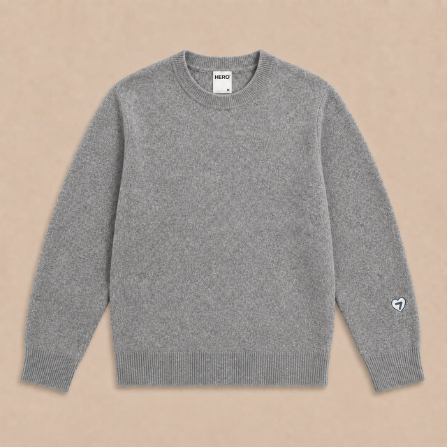 PULL OVER ANDER - GREY MELANGE