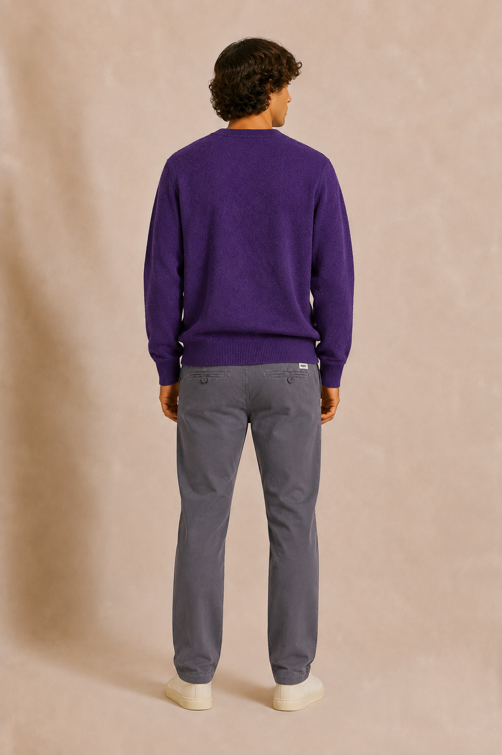 PANTALON BASIC CHINO - ASPHALTE