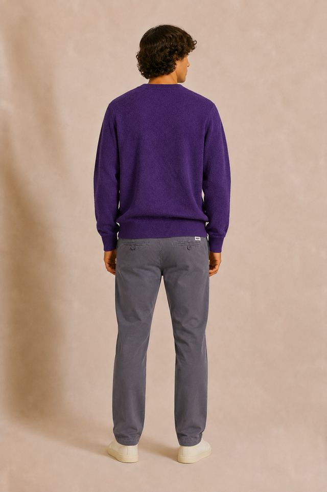 PANTALON BASIC CHINO - ASPHALTE