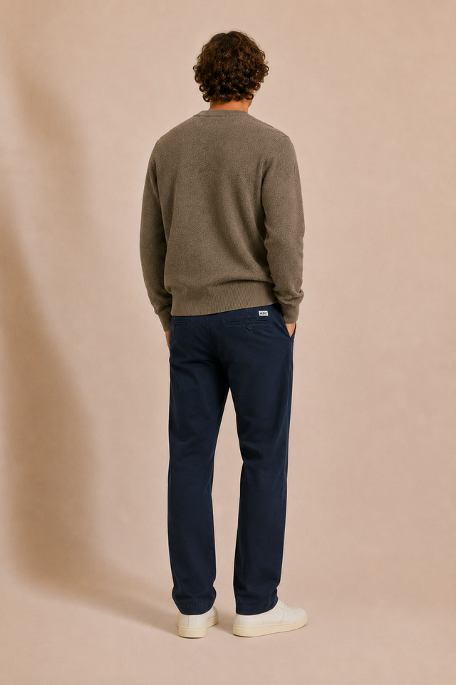PANTALON BASIC CHINO - DARK NAVY