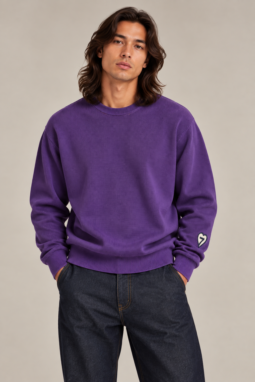 PULL OVER ANDER - MAUVE