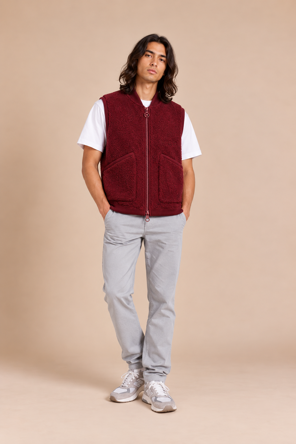 VESTE ARTHUR - BURGUNDY