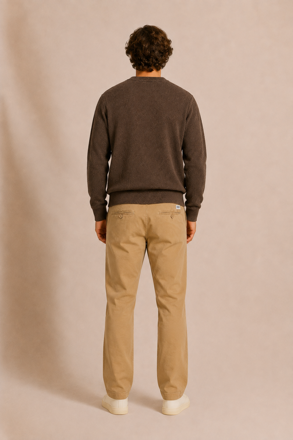 PANTALON BASIC CHINO - BEIGE