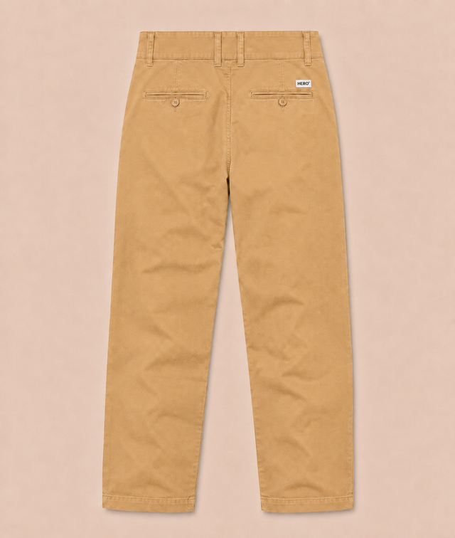 PANTALON BASIC CHINO - BEIGE